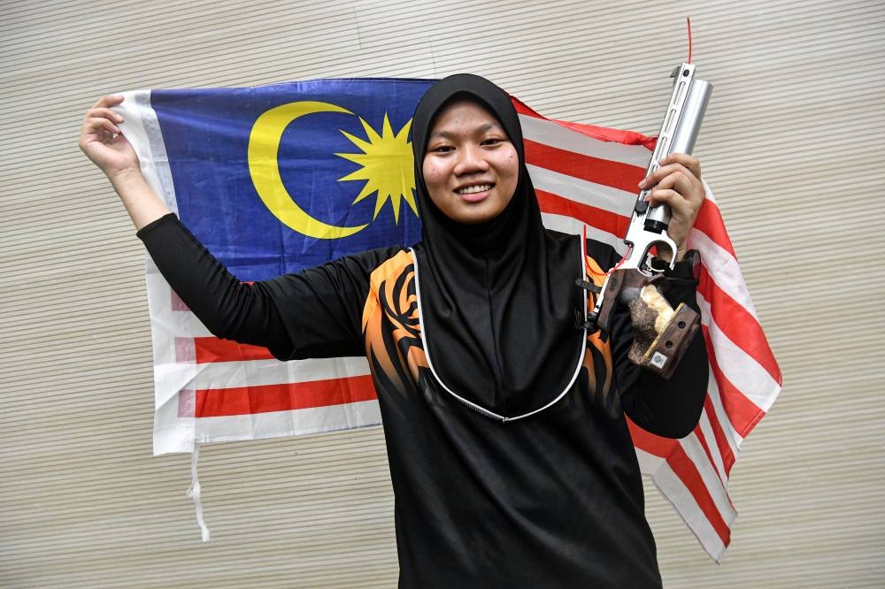 SEA Games: Nurul Syasya’s golden debut in women’s 10m air pistol