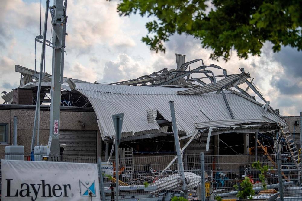 One killed, 40 injured, as suspected tornado hits Germany