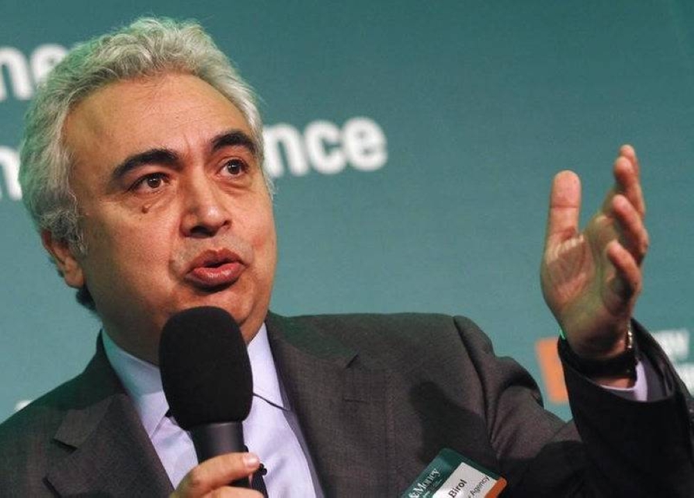 International Energy Agency's Fatih Birol speaks at the Oil & Money conference in London in this file picture taken on October 1, 2013. — Reuters pic