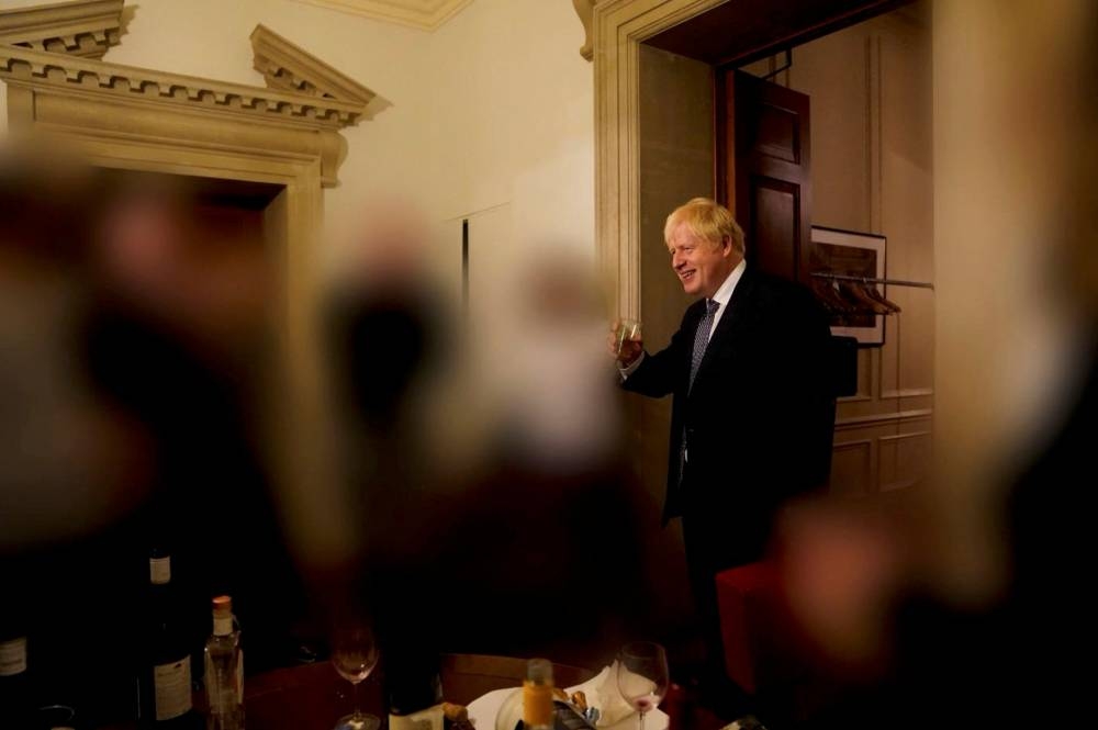 Leadership to blame for illegal parties at British PM Boris Johnson's office