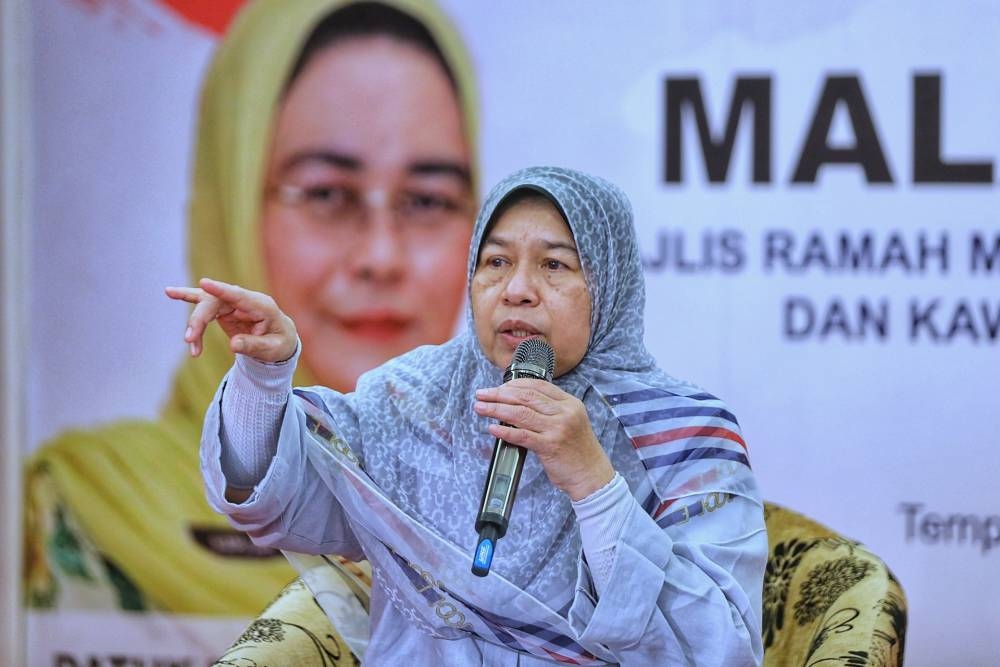 Ampang MP Zuraida was a Bersatu supreme council member prior to announcing her entry into PBM yesterday. — Picture by Ahmad Zamzahuri