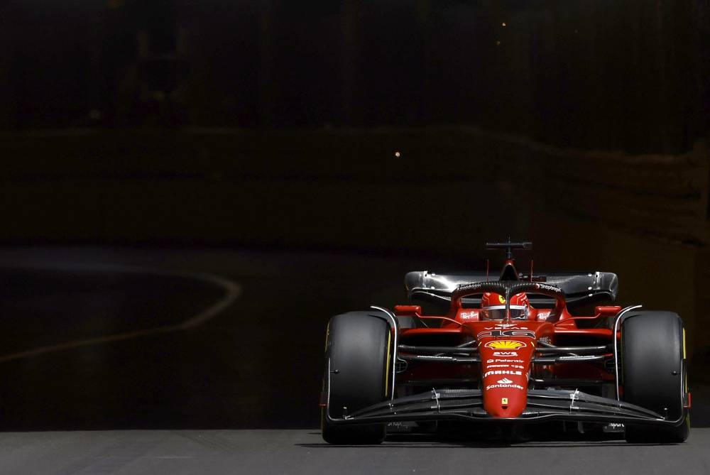 Ferrari’s Charles Leclerc in action during practice at the Circuit de Monaco, Monte Carlo, Monaco, May 27, 2022. — Reuters pi c