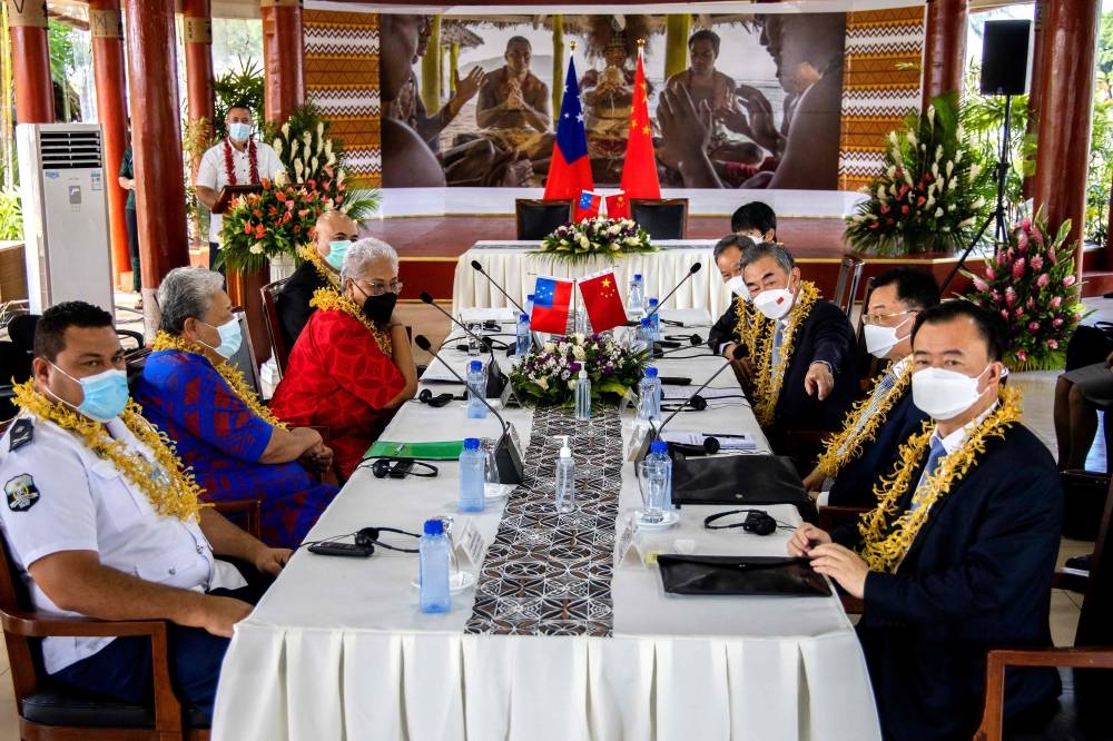 Samoa signs China agreement amid South Pacific push