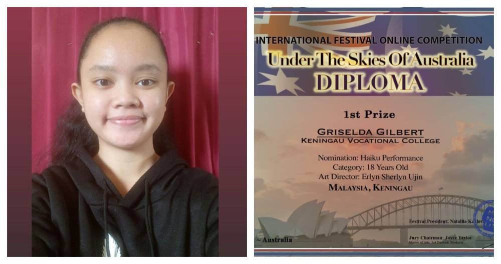 Sabah student who won international haiku competition says poetry helped express her thoughts, inspired by hometown Papar (VIDEO)