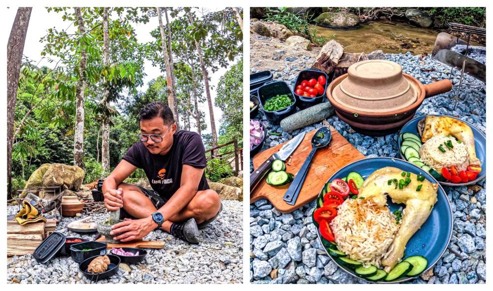 KL foodie camper brings love of cooking Malaysian food outdoors, says it helps him de-stress and relax