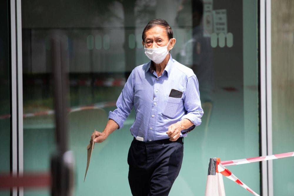 Yeo Choon Chua arrives at the State Courts on June 3, 2022. — TODAY pic