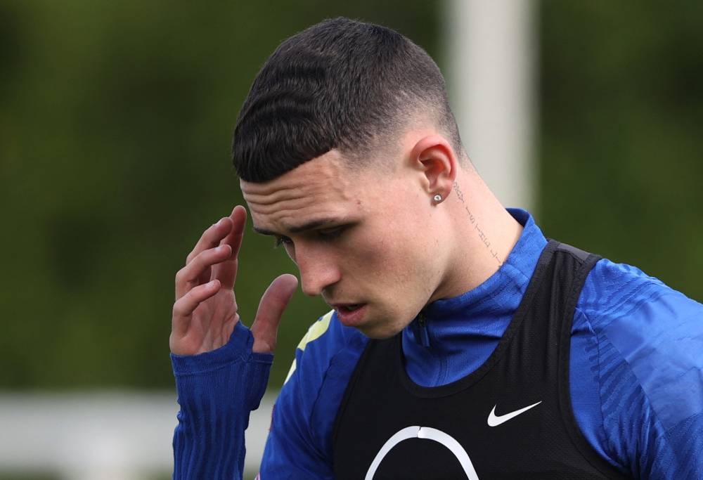 England’s Phil Foden during training at St George’s Park, Burton Upon Trent, Britain, May 30, 2022. — Action Images via Reuters