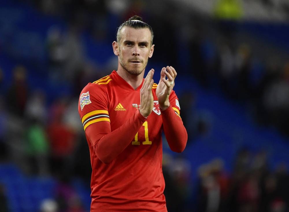 Wales' Gareth Bale applauds fans after the match against the Netherlands at the Cardiff City Stadium June 8, 2022. — Reuters pic