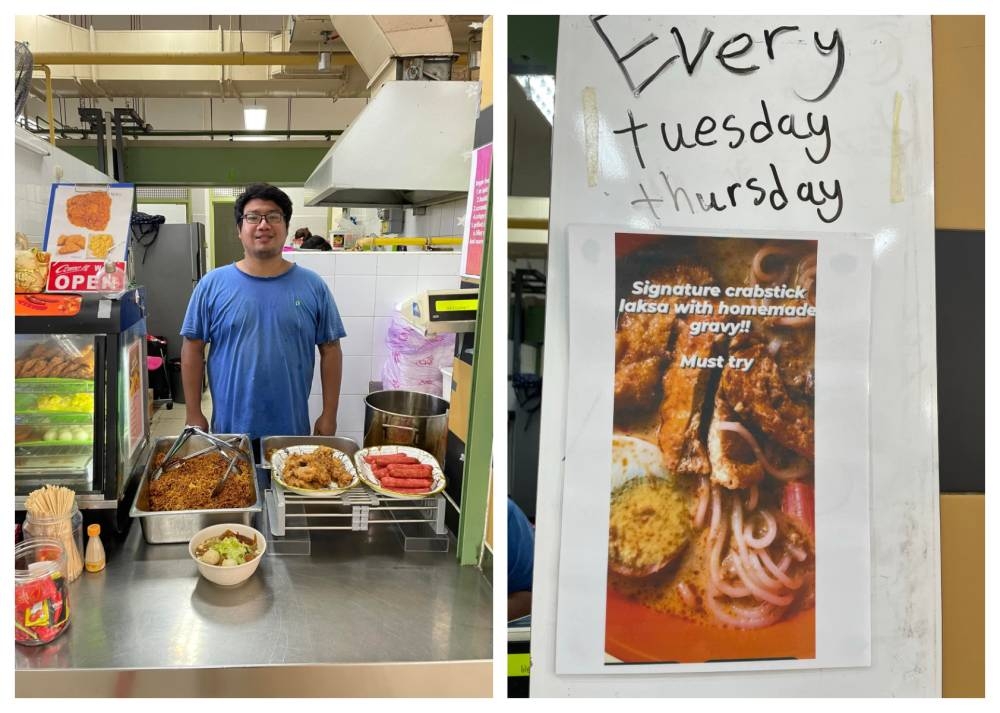 Former Singaporean chef opens noodle stall in school canteen with cheap prices so students can afford them