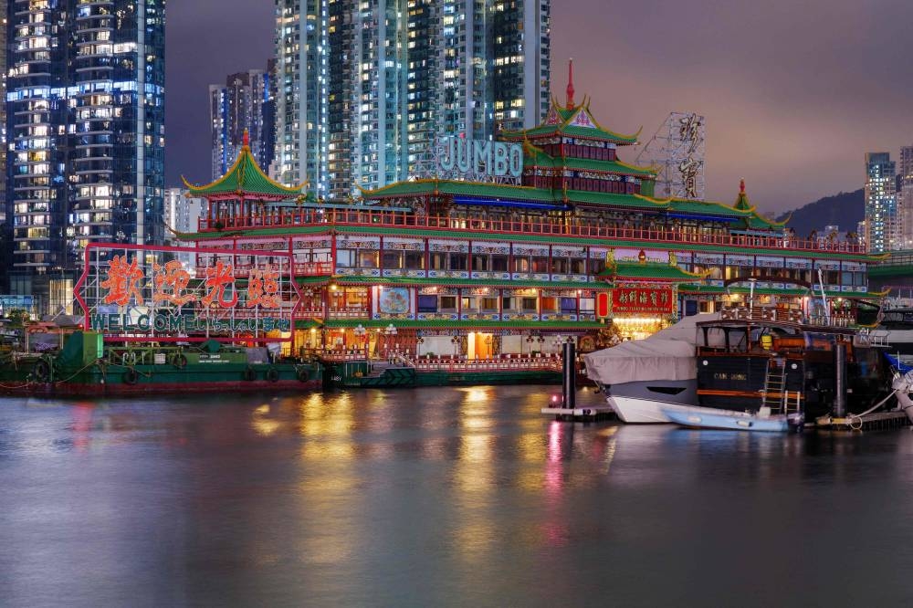 Famed Hong Kong floating restaurant towed away after half a century