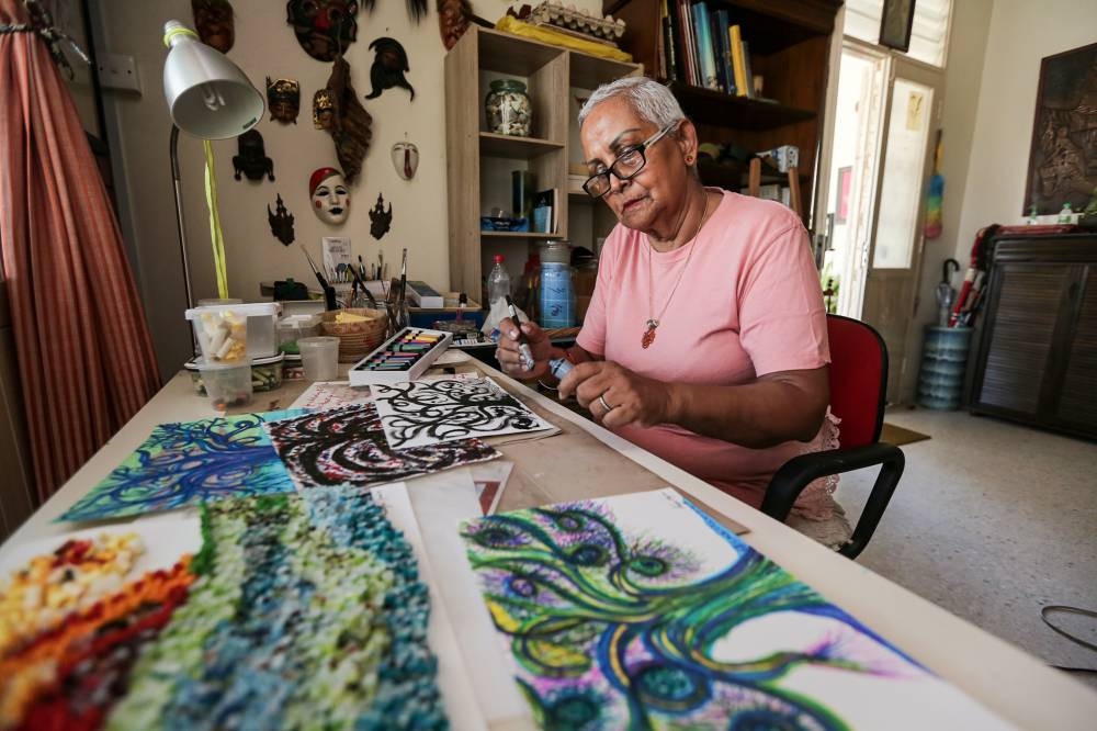 Works of 80-year-old who took pottery, art lessons as part of dementia therapy to be showcased in Ipoh