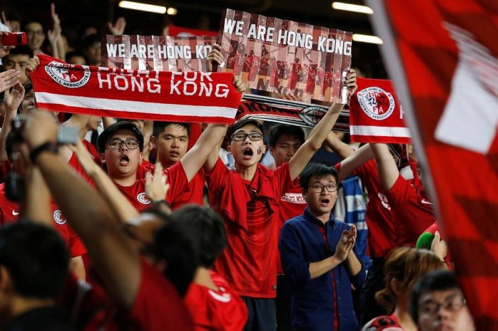 Hong Kong qualified despite the domestic league being put on hold after Covid cases surged in the city of 7.5 million people earlier this year. — Reuters pic