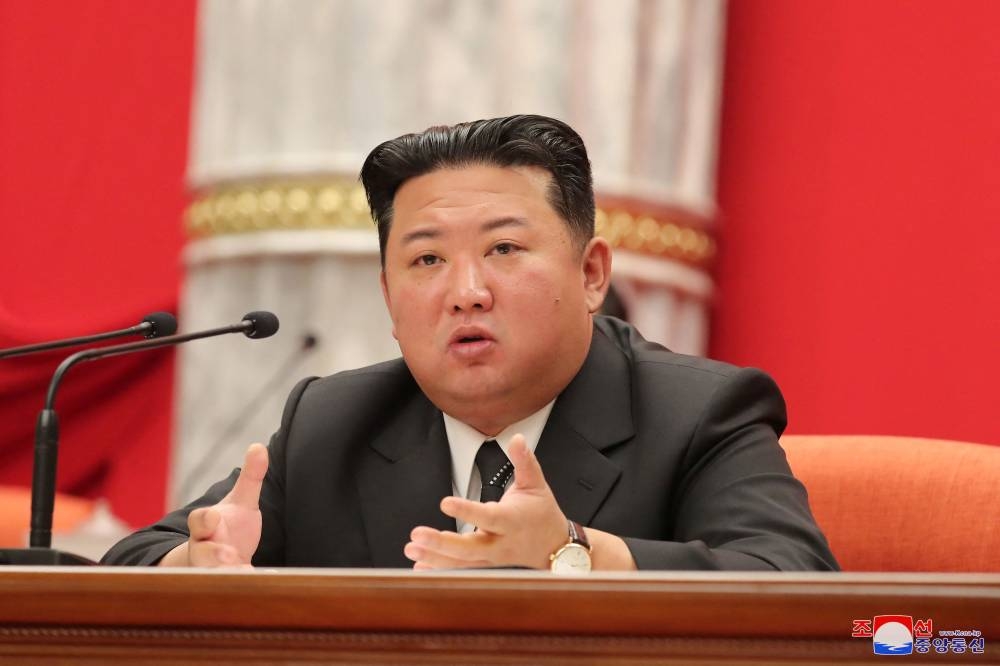 North Korean leader Kim Jong-un has said he is no longer bound by that moratorium because of a lack of reciprocal steps by the United States during denuclearisation talks in this undated photo released by North Korea's Korean Central News Agency (KCNA) on June 11, 2022. — KCNA via Reuters    