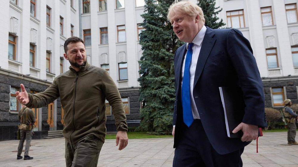 British PM Johnson in Kyiv on second visit, says Zelensky