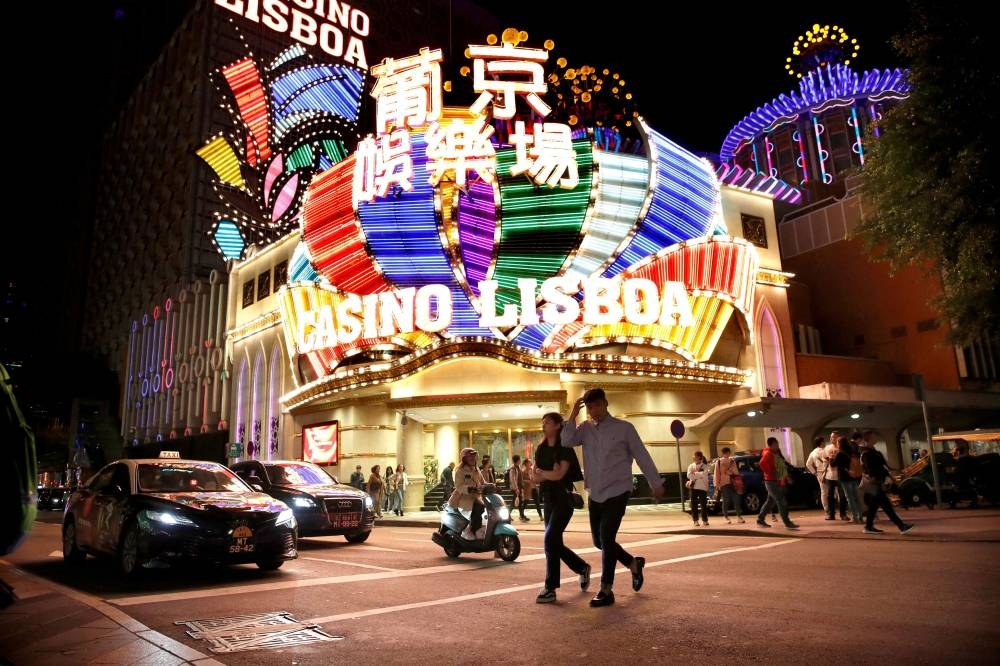 The world’s biggest gambling hub Macau began its second day of mass Covid-19 testing, with banks, schools, government services and other businesses shut, but casinos remaining open. — Reuters pic