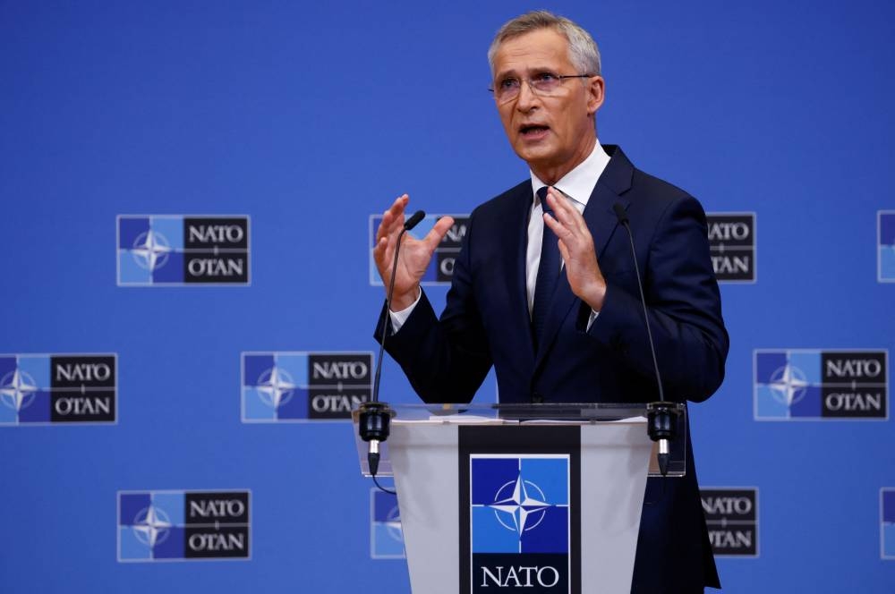 Nato Secretary General Jens Stoltenberg was to meet with representatives from the three countries to try to make progress on the Nordic nations’ membership applications, which have been blocked by Ankara. — Reuters pic