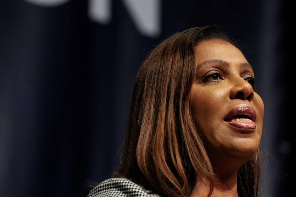 The office of state Attorney General Letitia James said yesterday that Donald Trump is likely no longer in contempt of court for failing to comply with a subpoena in a New York civil probe into the former US president's business practices. ― Reuters file pic