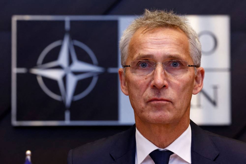 Nato Secretary General Jens Stoltenberg attends a Nato defence ministers meeting at the Alliance’s headquarters in Brussels June 16, 2022. — Reuters pic