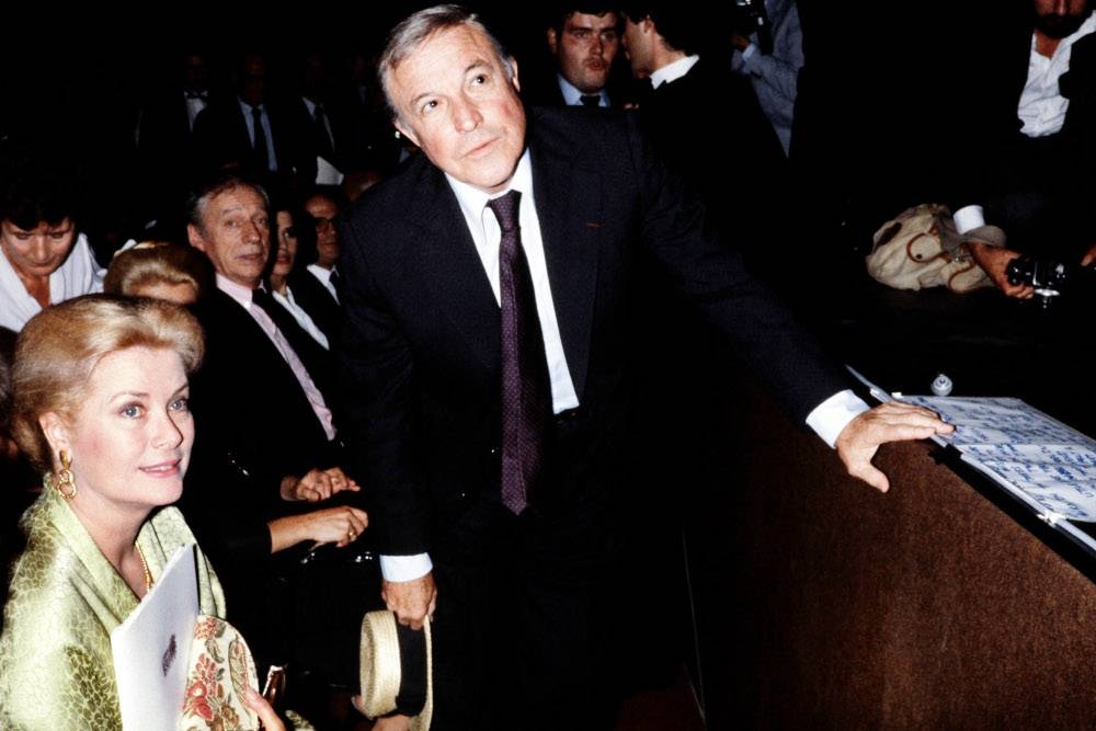 In this file photo taken September 17, 1981, US actor Gene Kelly talks to princess Grace of Monaco during a gala in his honour in a theatre in Paris. — AFP pic 