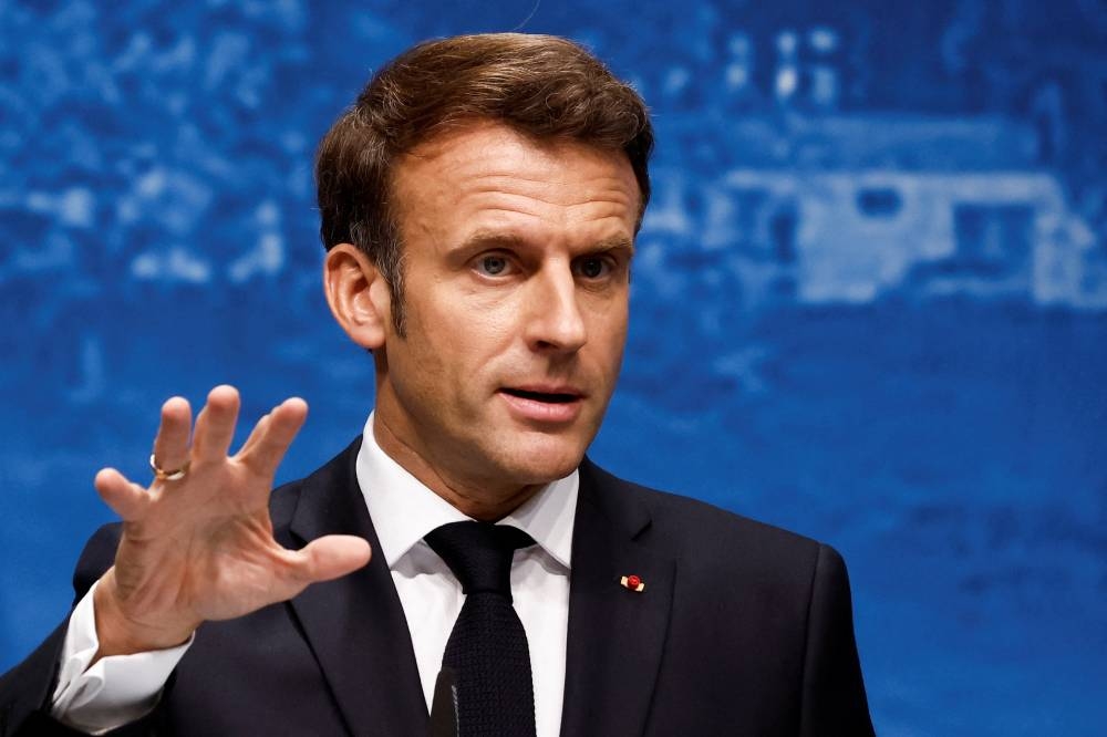 Russia cannot be allowed to win war in Ukraine, Macron says