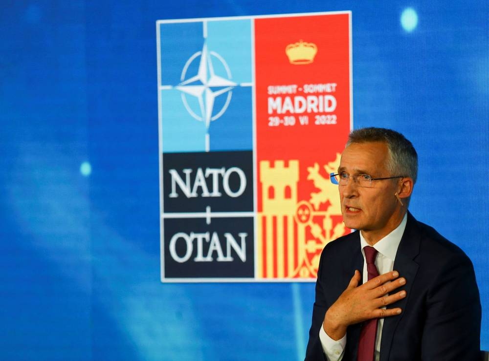 NATO says does not regard China as adversary but worried over Russia ties