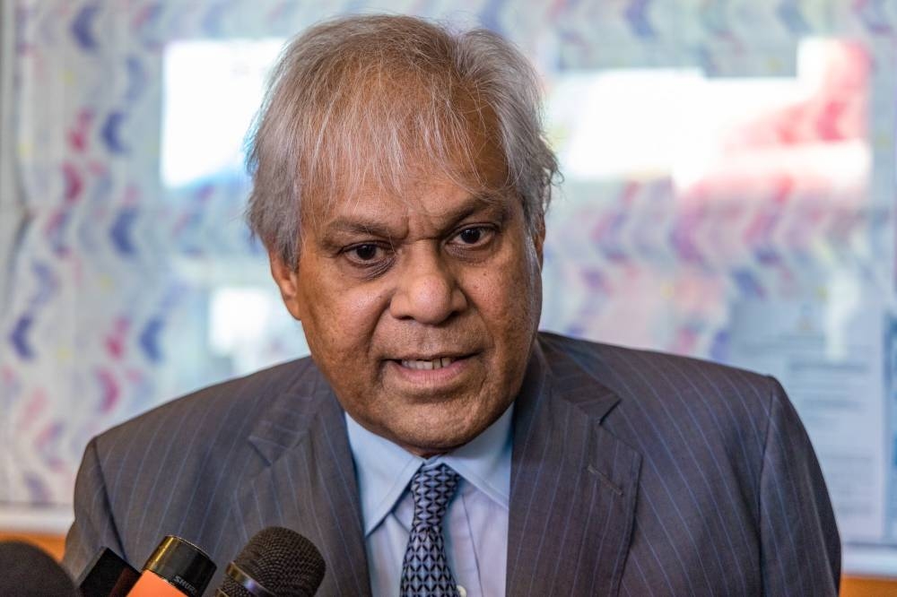 Digital Nasional Bhd CEO Augustus Ralph Marshall speaks during a press conference at Angkasapuri in Kuala Lumpur July 1, 2022. — Picture by Firdaus Latif