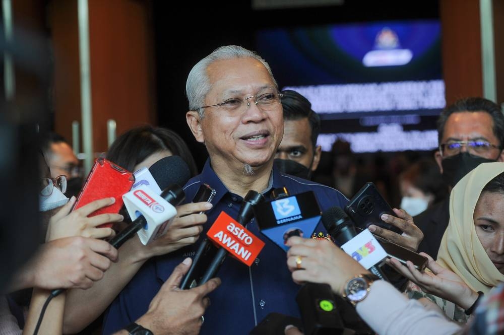 Tan Sri Annuar Musa said no discussions had been made as yet on support in the Umno election. — Bernama pic