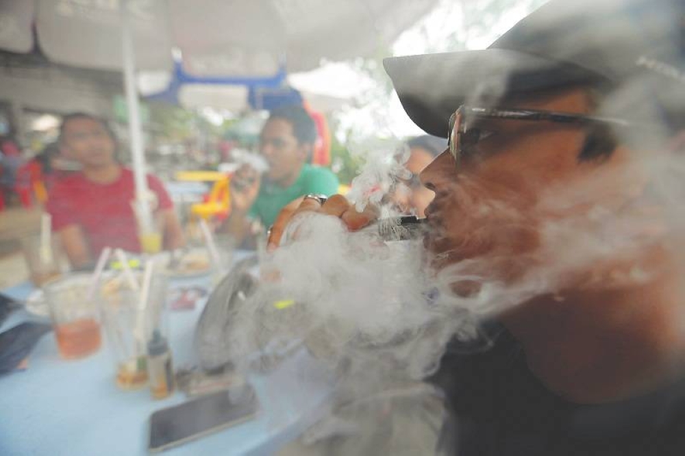 Malaysia has grown to be the largest vaping market in the Southeast Asian region. — Picture by Farhan Najib Yusoff