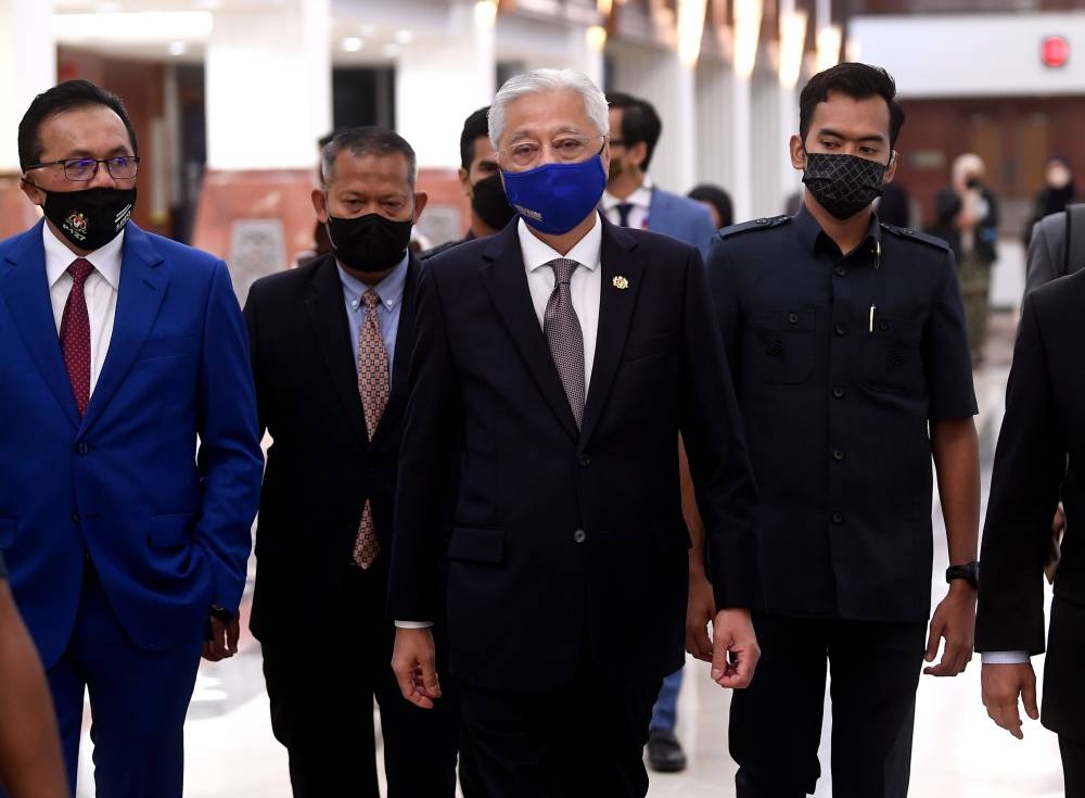 Prime Minister Daruk Seri Ismail Sabri Yaakob is pictured at Parliament in Kuala Lumpur July 18, 2022. — Bernama pic