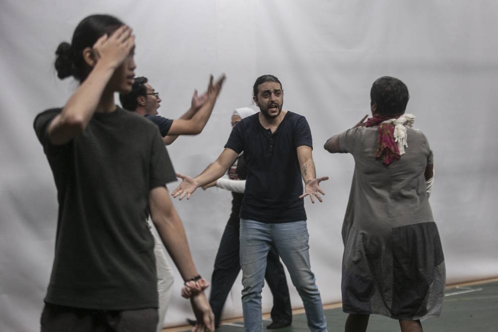 Actors of 'And Then Came Spring' comprise members from a variety of refugee communities, and hope their stories will connect with audiences. — Picture by Hari Anggara