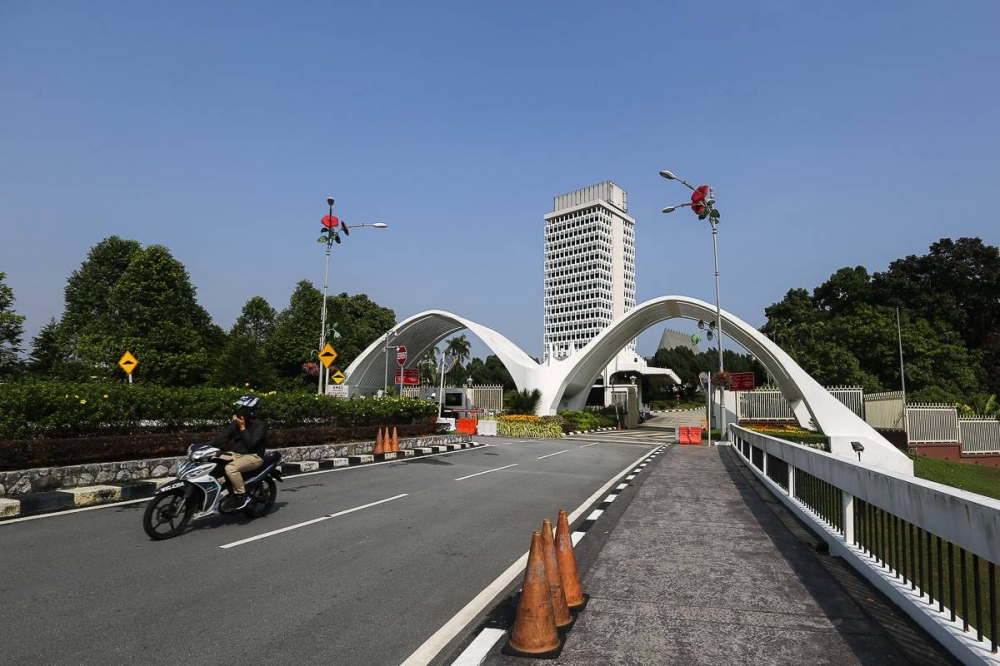 Some 220 individuals reportedly took part in the protest on June 17 as police blocked roads leading to Parliament building. — Picture by Yusof Mat Isa