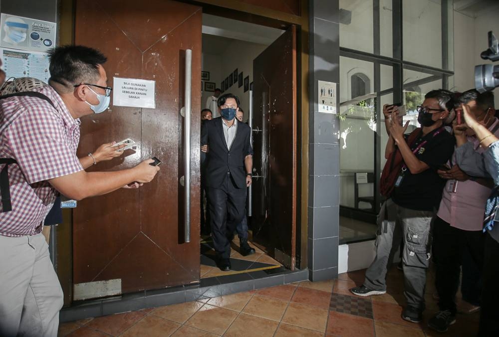 On July 27, the High Court in Ipoh sentenced the Tronoh assemblyman to 13 years’ jail and two strokes of the cane after finding him guilty of raping his former Indonesian domestic helper. — Picture by Farhan Najib