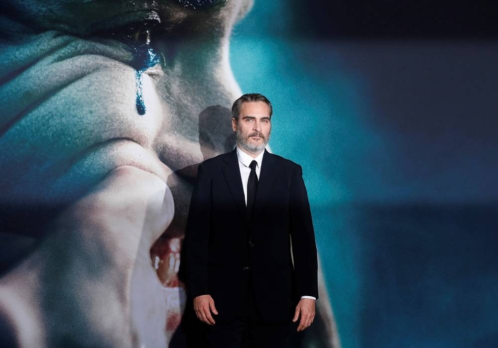 Joaquin Phoenix attends the premiere for the film ‘Joker’ in Los Angeles September 28, 2019. — Reuters pic