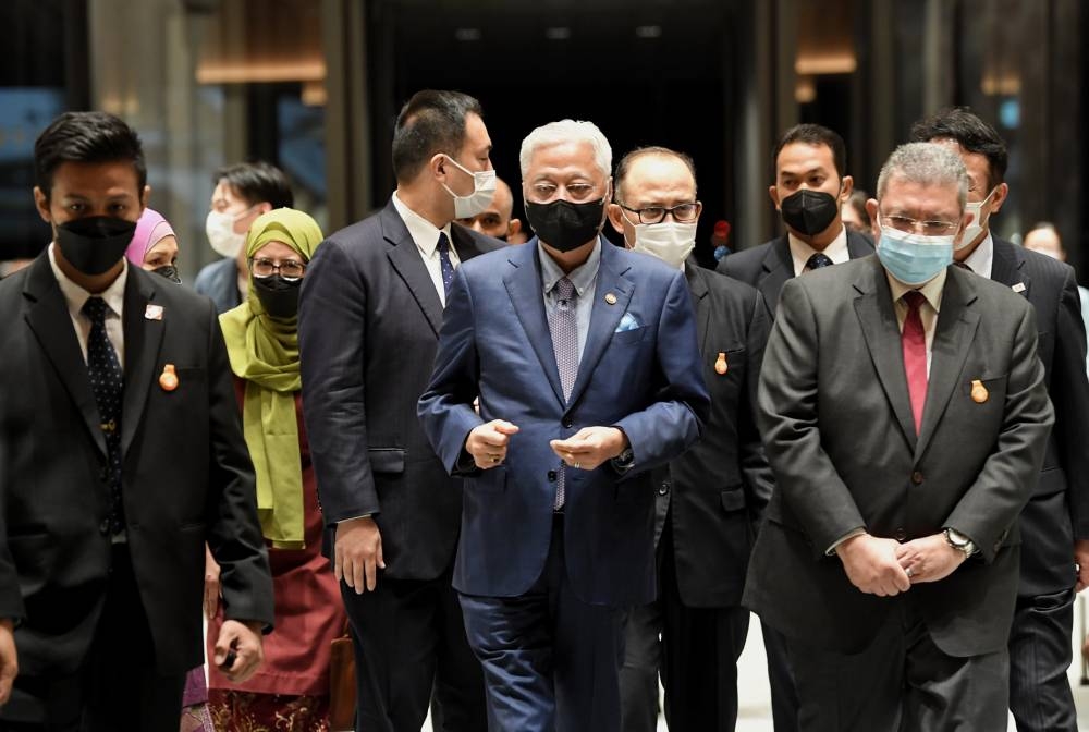 Prime Minister Datuk Seri Ismail Sabri Yaakob arrives at the Haneda International Airport in Tokyo May 23, 2022. — Bernama pic