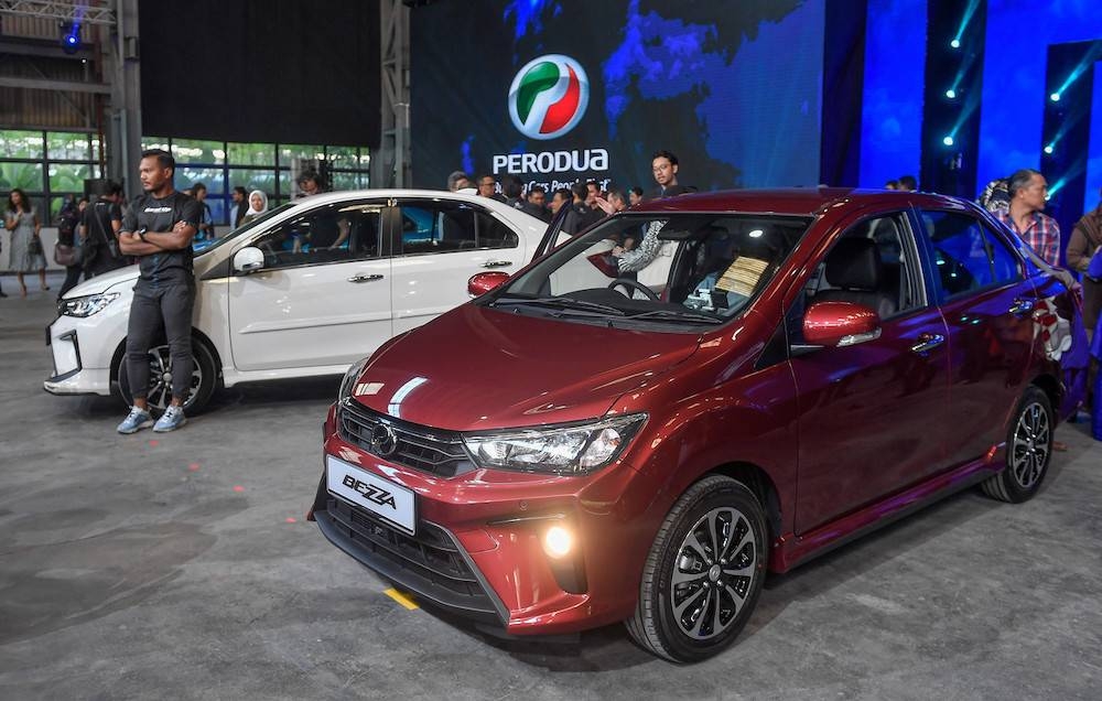 Perodua’s 2020 Bezza launch is seen in this file photo taken in Kuala Lumpur, January 8, 2019. — Bernama pic