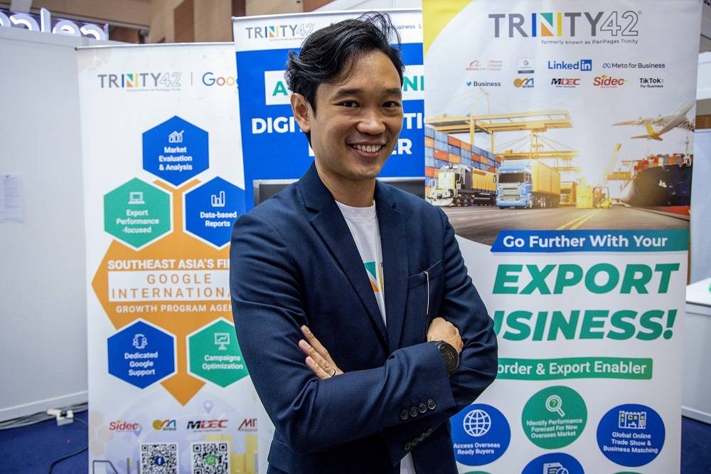 Trinity42 Group CEO Christopher Ng takes pride in the company’s reputation and ability to transform their clients business. — Pictures by Firdaus Latif 