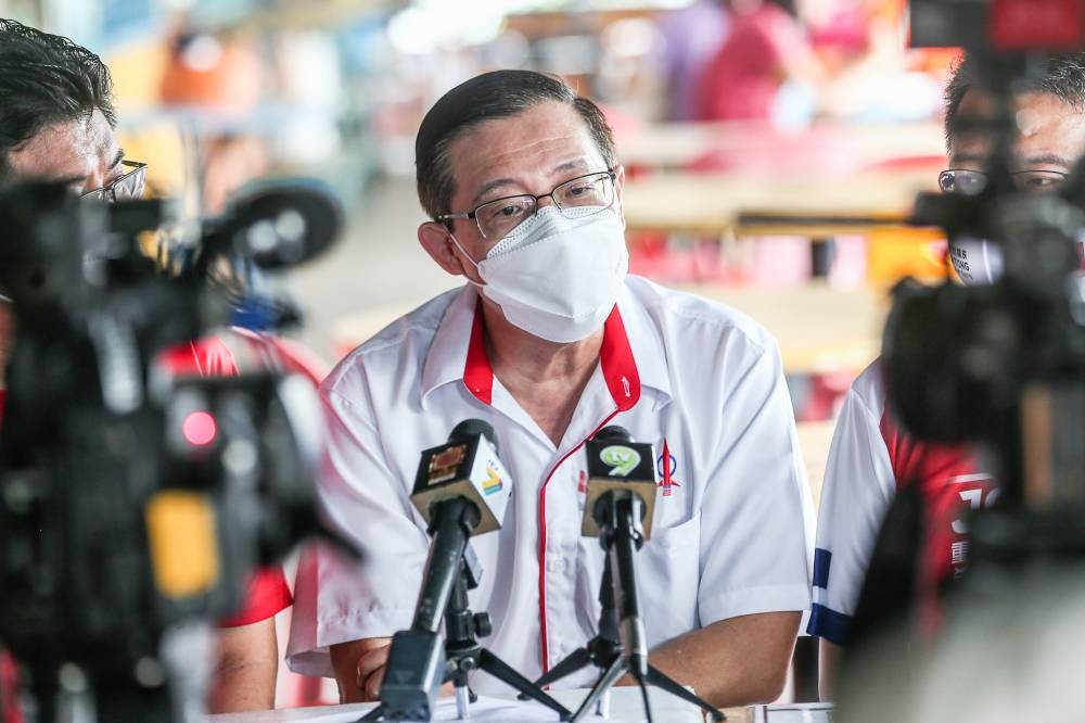 DAP's Lim Guan Eng says there is concern about whether Malaysia's second-quarter economic growth is too reliant on firm domestic demand. — Picture by Hari Anggara