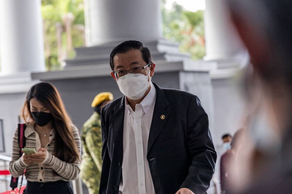 Lim Guan Eng suggested that the special sitting be held after the federal law to prevent MPs from switching parties was given royal assent and gazetted. — Picture by Firdaus Latif