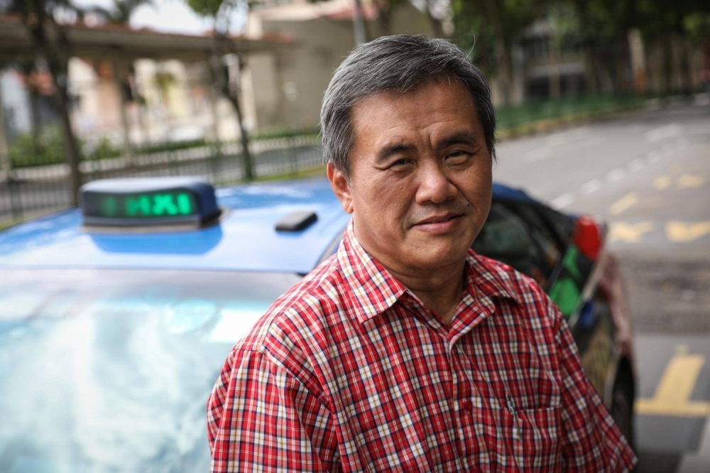 Mr Vincent Goh, 60, has been a taxi driver since 2005. — TODAY pic