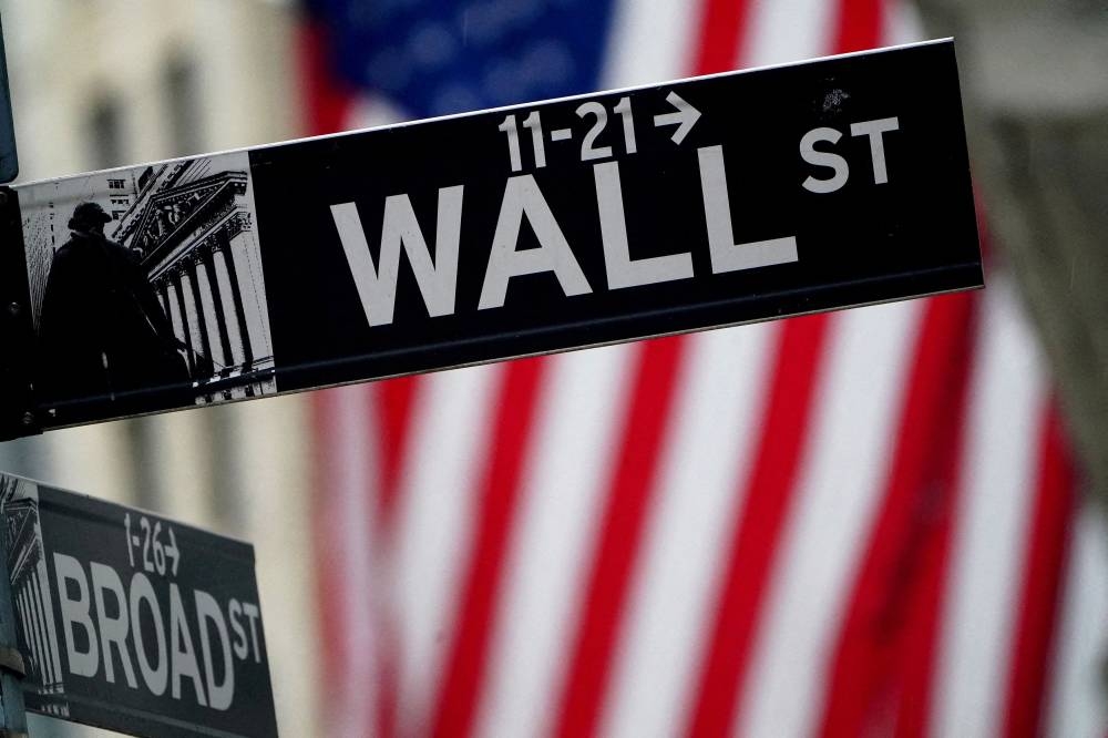 All 11 S&P 500 sector indexes declined, led lower by consumer discretionary down 2.84 per cent, followed by a 2.78 per cent loss in information technology. — Reuters pic