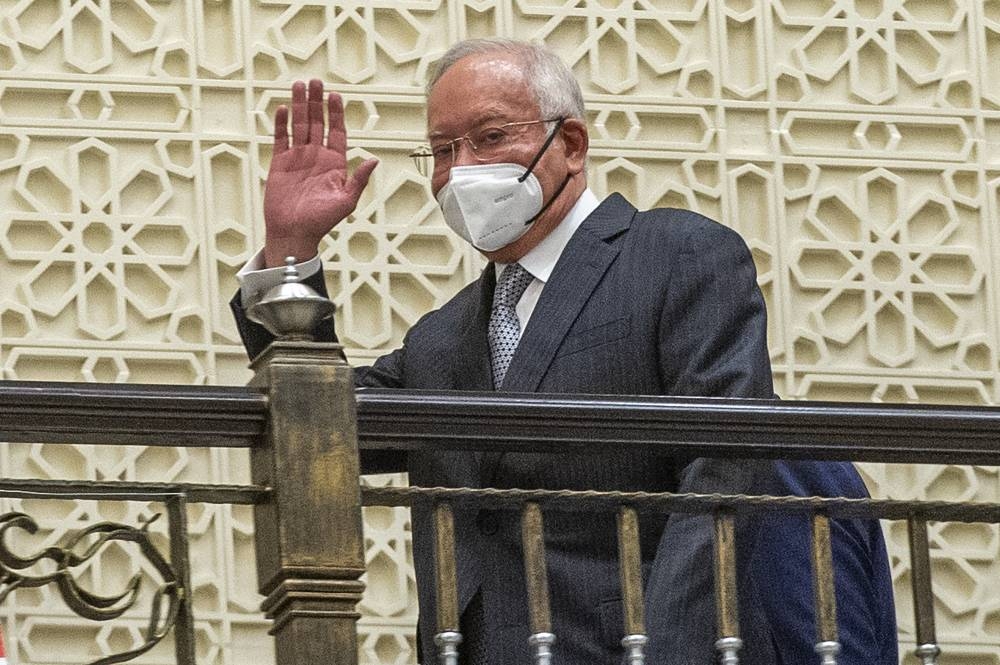 Datuk Seri Najib Razak arrives at the Palace of Justice in Putrajaya August 23, 2022. — Picture by Shafwan Zaidon