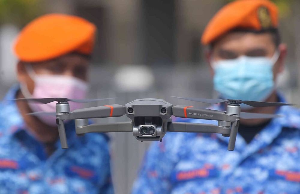 Since 2020, applications for drone fight permits have been done manually by filling out forms downloaded from the CAAM website before they are sent to the body for approval. — Picture by Farhan Najib