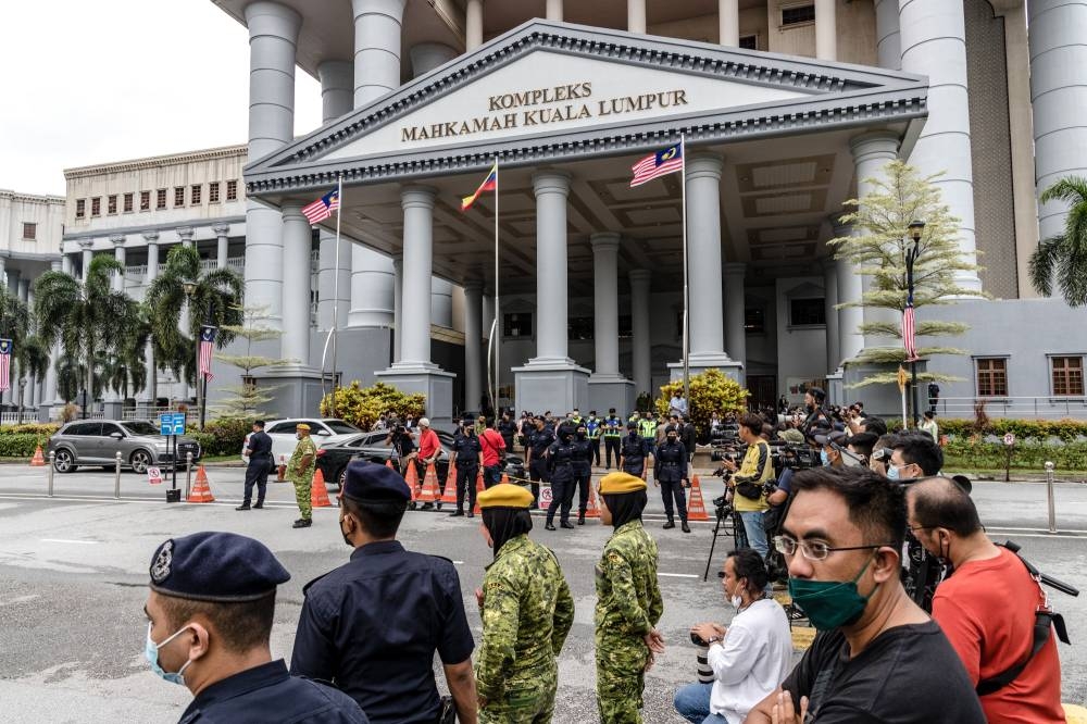 A general view of the Kuala Lumpur Court Complex August 25, 2022. —  Picture by Firdaus Latif