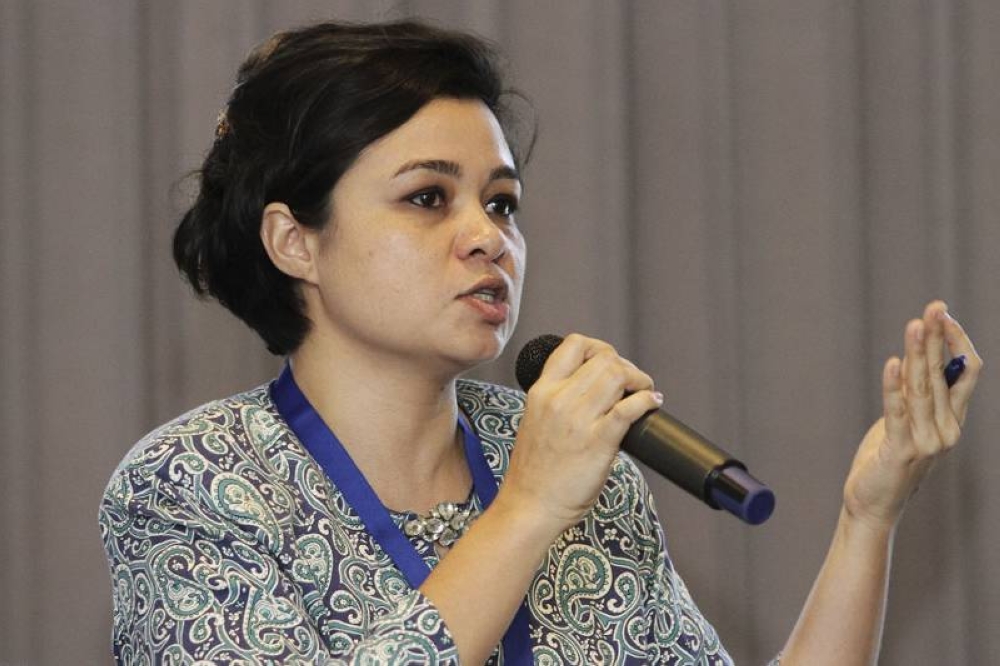 File photo of Family Frontiers’ president Suriani Kempe speaking at the IDEAS Liberalism Conference 2016 in Kuala Lumpur September 24, 2016. — Picture by Yusof Mat Isa