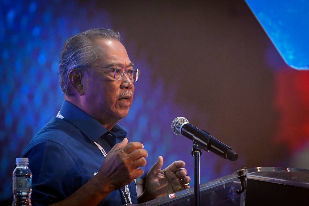  Perikatan Nasional chairman Tan Sri Muhyiddin Yassin. — Bernama pic