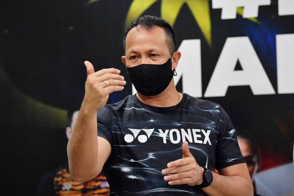 Doubles Coaching director Rexy Mainaky said he had advised his charges to opt for longer rallies and not to rush in receiving the returns. — Bernama pic