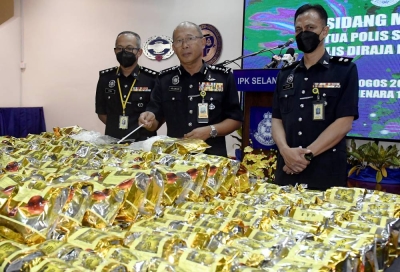 Selangor Police Cripple Drug Smuggling Syndicate, Seize Syabu Worth ...