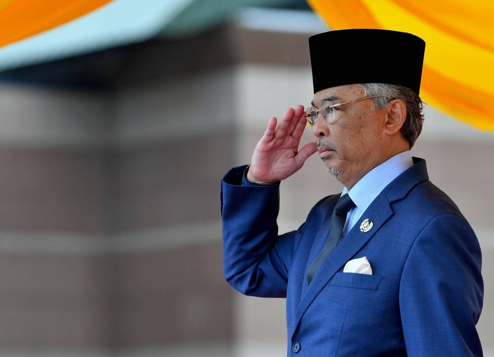 While wishing Happy National Day to all Malaysians, the King also expressed gratitude for the unity and harmony of the people continue to be a strong foundation in maintaining stability, peace and prosperity in the country. — Bernama pic   