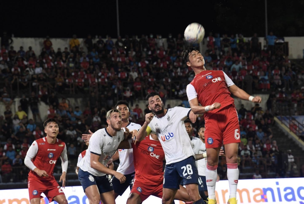 Tonight’s result sees Sabah remain second in the table with 36 points from 17 matches, while KL City remained in fifth with 22 points from 16 matches. — Bernama pic 