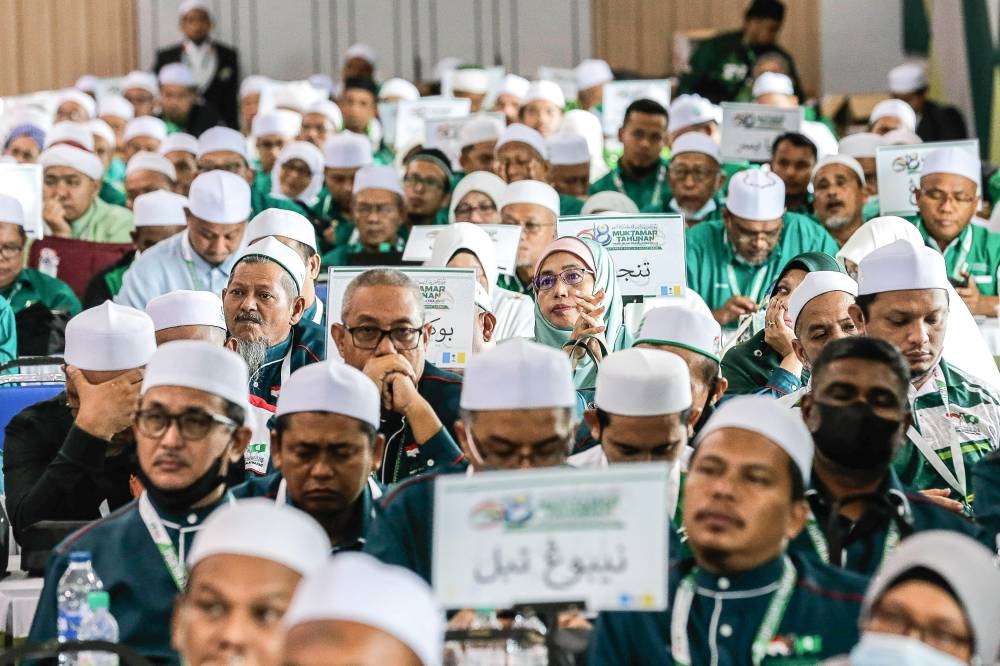 PAS delegates attend the party’s 68th Muktamar at the Kedah PAS Complex in Kota Sarang Semut on September 4, 2022. — Picture by Sayuti Zainudin